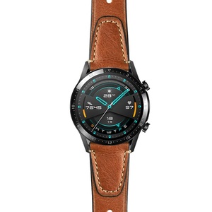 Dây Đeo Cổ Tay Retro Thiết Kế Mới Cho Samsung Galaxy 46Mm Gear S3 Huawei GT2 Dây Đeo Đồng Hồ Bằng Da Thật - Product Image 3