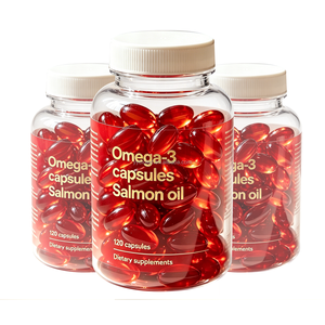 OEM/ODM Hoge Sterkte <span class=keywords><strong>Omega</strong></span> <span class=keywords><strong>3</strong></span> Visolie 1000mg Noorse Zalmolie met EPA & DHA Hersenen & Hart Triglyceriden Visolie Capsules - Product Image 2