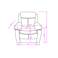 Fauteuil inclinable électrique blanc moderne avec éclairage LED, revêtement en similicuir, télécommande, super confortable, structure en plastique