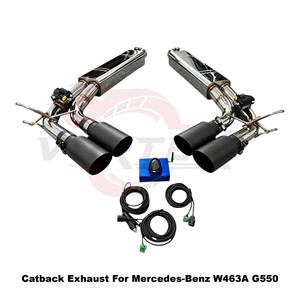 Vortex Premium-Tuner Selected Stainless Steel Side-Pipe For Mercedes-Benz W463A G550 2016+ Assembly - Product Image 2