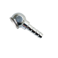 Closed Flow Air Tire Chucks RV Tire air Chuck with Clip on Brass 6mm,8mm,10mm Ball Style Hose Barb air Chuck for Tire