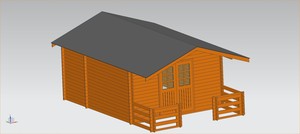Cabaña de <span class=keywords><strong>Playa</strong></span> Prefabricada de Madera, 1-2 Dormitorios, Bungalow para Resort en Isla con Baño, Instalación Rápida en 7 Días, Certificación CE - Product Image 3