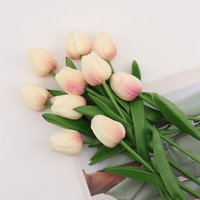 Grosir bunga Tulip sentuhan asli buatan untuk dekorasi bunga Tulip rumah pernikahan