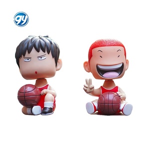 Adornos de coche GY Anime Q Slam-Dunk Master Sakuragi Hanamichi Rukawa <span class=keywords><strong>Kaede</strong></span> muñeca con cabeza móvil accesorios de producto Interior de coche - Product Image 2