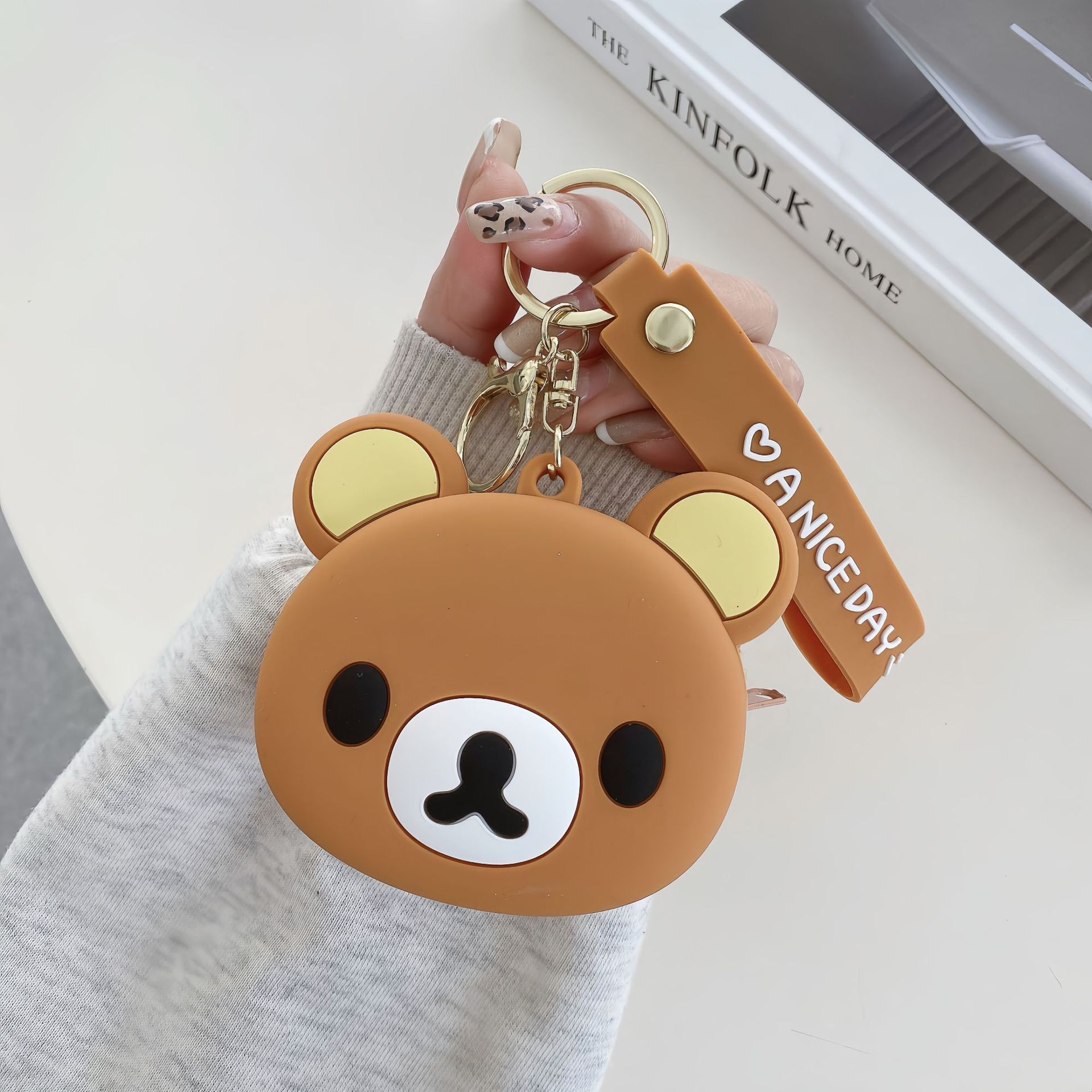 Rilakkuma brown-coin purse