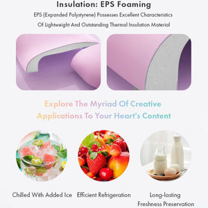 IceMaster Vente en gros 6QT Mini glacière isotherme de luxe Logo personnalisé Plage Camping Glacières rigides - Product Image 5