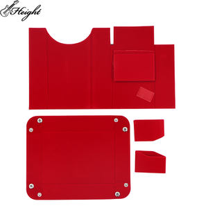 Оптовая продажа: Привлекательный складной набор для игр с кубиками (черный и красный) с подносом для настольных игр - Product Image 4