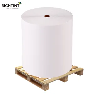 70gsm Strong Adhesion Three Proof Thermal Paper Label Roll Adhesive White Shipping Label Flexo Roll