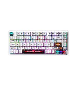 Clavier mécanique 75% 100% Type Writer 75, 82/104 touches, Hot-swappable, Filaire/Sans fil, RGB Gaming, Switches Rouge/Bleu - Product Image 1