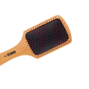 Cepillo de madera Sheng Da 920 con dientes de acero rojo, peine de masaje de uso profesional - Product Image 4