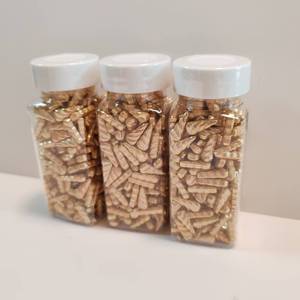 Bouteille de 100g de perles dorées brillantes comestibles, outils de <span class=keywords><strong>décoration</strong></span> de gâteaux, paillettes pour gâteaux, pour les fournisseurs de cupcakes au chocolat - Product Image 1
