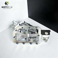 Repose-pieds larges CNC KOTORQ pour Tuttio Soleil 01, accessoires de moto électrique en aluminium CNC, pièces de mise à niveau pour E-Moto