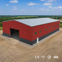 Nave Industrial Prefabricada de Acero de Fácil Instalación con Panel de Techo Resistente