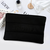 Vente en gros de pochette de maquillage en néoprène souple et matelassée pour cosmétiques, bonbons, soins de beauté, rangement, trousse de toilette de voyage