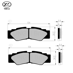 Pastillas de freno de disco de cerámica FA738 de alta calidad personalizadas de fábrica <span class=keywords><strong>Yamaha</strong></span> YXZ 1000 R/Wolverine RMAX 4/Wolverine RMAX 2 ATV/UTV parte - Product Image 6