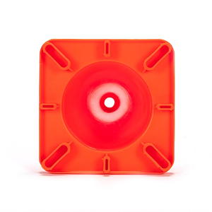 Cono de tráfico naranja de PVC sólido Advertencia de seguridad de altura de 70cm para control de tráfico Seguridad Wesure S7106 - Product Image 1