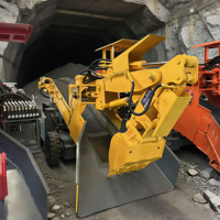 Machine de déblaiement et de chargement de matériaux efficace pour l'élimination des débris et le chargement des matériaux dans les tunnels miniers et les excavations