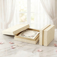 Boîte cadeau en papier rigide personnalisée de luxe avec couvercle et base, finition mate - Emballage pour coffret cadeau