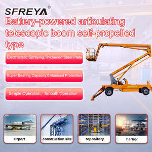 Sfreya s3528 pin-Powered có khớp nối Telescopic Boom tự hành loại trên không làm việc nền tảng telescoping Lift cho bán - Product Image 4