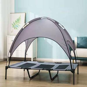 Parasol portátil Elevado Refrigeración Transpirable Elevado Perro Mascota Cama con pies para campamento al aire libre - Product Image 3