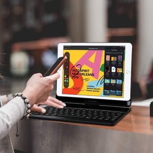 Clavier intelligent sans fil pliable et rotatif à 360° avec rétroéclairage et étui de protection - Product Image 6