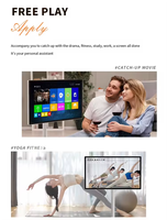 Televisor Portátil con Pantalla Táctil Android 12, Soporte de Piso para Aula, Hotel, Comercio Minorista, Televisor Portátil con Ruedas, Televisor Inteligente Portátil