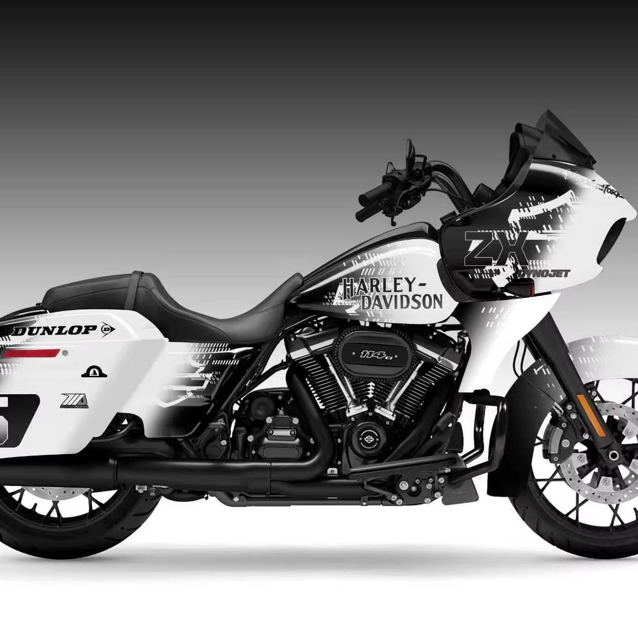 Motorcycle Fairing Decals Durable, Waterproof Stickers - Main Image