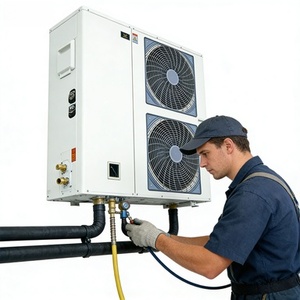 Système de climatisation central à condenseur mince à éjection latérale 20KW/7Hp pour usage domestique et commercial - Product Image 5