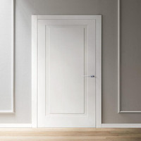 Porte laquée contemporaine, design contemporain, porte intérieure peinte avec couleur et dimensions personnalisées