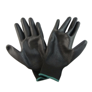 13G negro anti-estática de revestimiento de PU de protección laboral guantes - Product Image 4