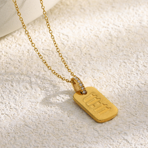Collar con Colgante de Número de Ángel 11:11 de Dreamshow 2026, Regalo para el Día de San Valentín, Chapado en Oro de 18k, Acero Inoxidable, Joyería de Moda - Product Image 1
