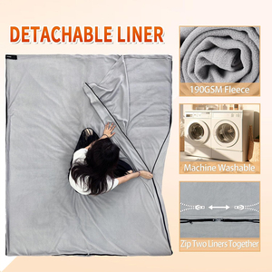 Nouvelle mode Rectangle Camping <span class=keywords><strong>sac</strong></span> <span class=keywords><strong>de</strong></span> <span class=keywords><strong>couchage</strong></span> doublure Extra épais et <span class=keywords><strong>grand</strong></span> temps <span class=keywords><strong>froid</strong></span> épissage thermique <span class=keywords><strong>sac</strong></span> <span class=keywords><strong>de</strong></span> <span class=keywords><strong>couchage</strong></span> pour l'extérieur - Product Image 3