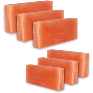 Ladrillos de Sal Rosa del Himalaya Premium 20x10x2.5cm para Construcción de Cuevas de Sal, Ladrillos Desintoxicantes Certificados - Product Image 1