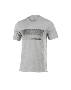 New Fashion 100% Merino Wool Comfortable Round Neck T Shirts Custom Printing For Men