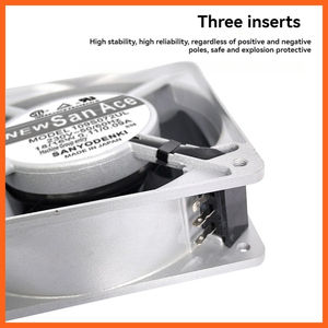 พัดลมระบายความร้อน220V สำหรับตู้ไฟฟ้า SANYO San 109S072UL Ace 12038ของแท้ - Product Image 4