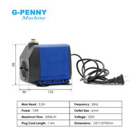 Kit de moteur de broche refroidi par eau G-Penny 800W ER11 D65 110V/220V avec kit d'onduleur QL, moteur de broche CNC