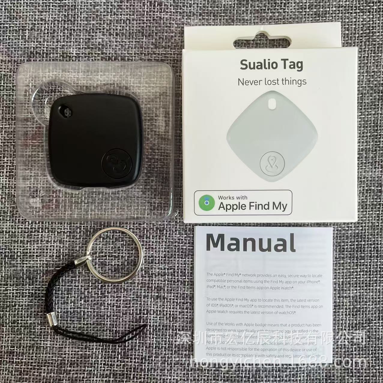 F2-black 1pack (color box packing instruction lanyard)