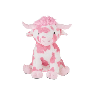 Peluches de Vaca Rosa Personalizados, Juguete de Peluche de Mascota Personalizado con Tela Suave, Juguete de Peluche de Vaca Rosa Suave para Regalos y Promociones - Product Image 1