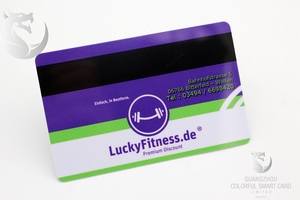 Standard Size 85.5x54mm 0.76mm Thick PVC Pre-Printed Magnetic Stripe Card Film Lamination ISO 9001 Certified Offset <b>Printing</b> for - Product Image 3