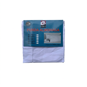 FunDA Federa Rettangolare Tessuta Tinta Unita 45X105CM Bianca Stile Semplice per Uso Domestico - Product Image 1