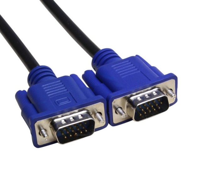 Blue 1.5 Meter 3+5 VGA Cable 15pin Male to Male Computer Video Monitor VGA Cable