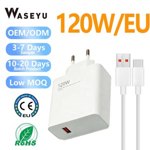 Cargador <span class=keywords><strong>Mi</strong></span> Turbo Charge de 67W 120W al por Mayor a Bajo Precio, Enchufe EU US UK, Adaptador de <span class=keywords><strong>Carga</strong></span> Rápida, Cable Tipo C de 6A - Product Image 1