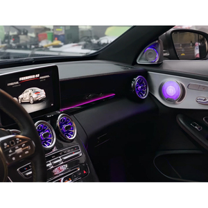 Kit d'éclairage d'ambiance intérieur LED Upgrade Symphomy pour Mercedes-Benz Classe C (W205) Coupé 2015-2021, ensemble de 7 bandes lumineuses - Product Image 2