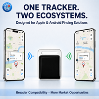 Localisateur d'objets AG11 à double système avec localisation mondiale, positionnement au niveau du sol et application gratuite à vie
