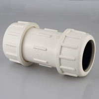 1/2 "-6" Plastique PVC 1/2 "-4" Raccord rapide en plastique blanc Pvc Raccord rapide flexible pour tuyau