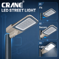 Lampadaire LED extérieur en aluminium étanche IP65 100W 200W 250W 300W 400W pour éclairage public, routes et parkings