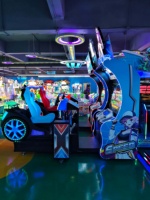 Machines de jeu d'arcade à pièces, simulateur de course de moto à deux joueurs en intérieur, console de jeu à pièces pour le divertissement