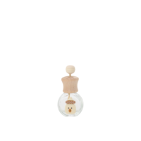 Diffuseurs de voiture en verre Aroma Garden, flacons/bocaux scellés au bouchon, couleur personnalisable, vides, pour tableau de bord, emballage tubulaire unique