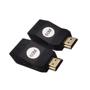 Conversor de rede hdmi para rj45, extensor de sinal de hdmi para gato 5e cat 6 1080p