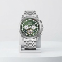 Montre mécanique pour homme entièrement automatique avec calendrier, bracelet en acier de haute qualité, lumineuse, nouvelle montre-bracelet étanche
